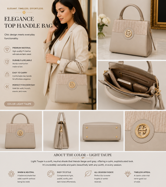 Bloom Handle HandBag