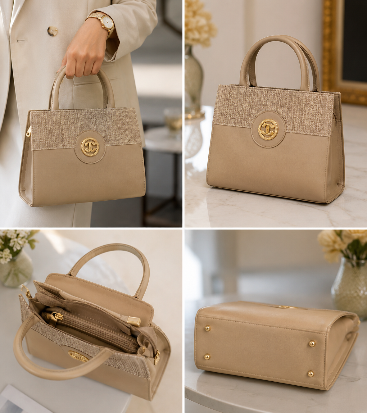 Bloom Handle HandBag