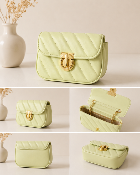 Mini Luxe Quilted Crossbody Bag