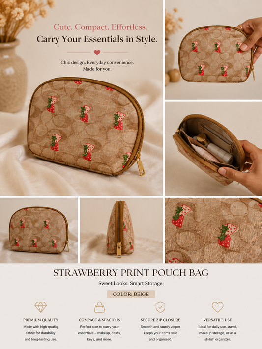 Bloom Beauty Cosmetic Pouch