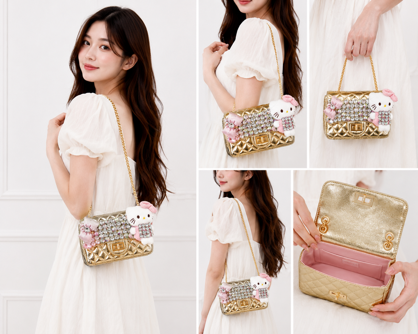Hello Kitty Crystal Glam Chain BaG