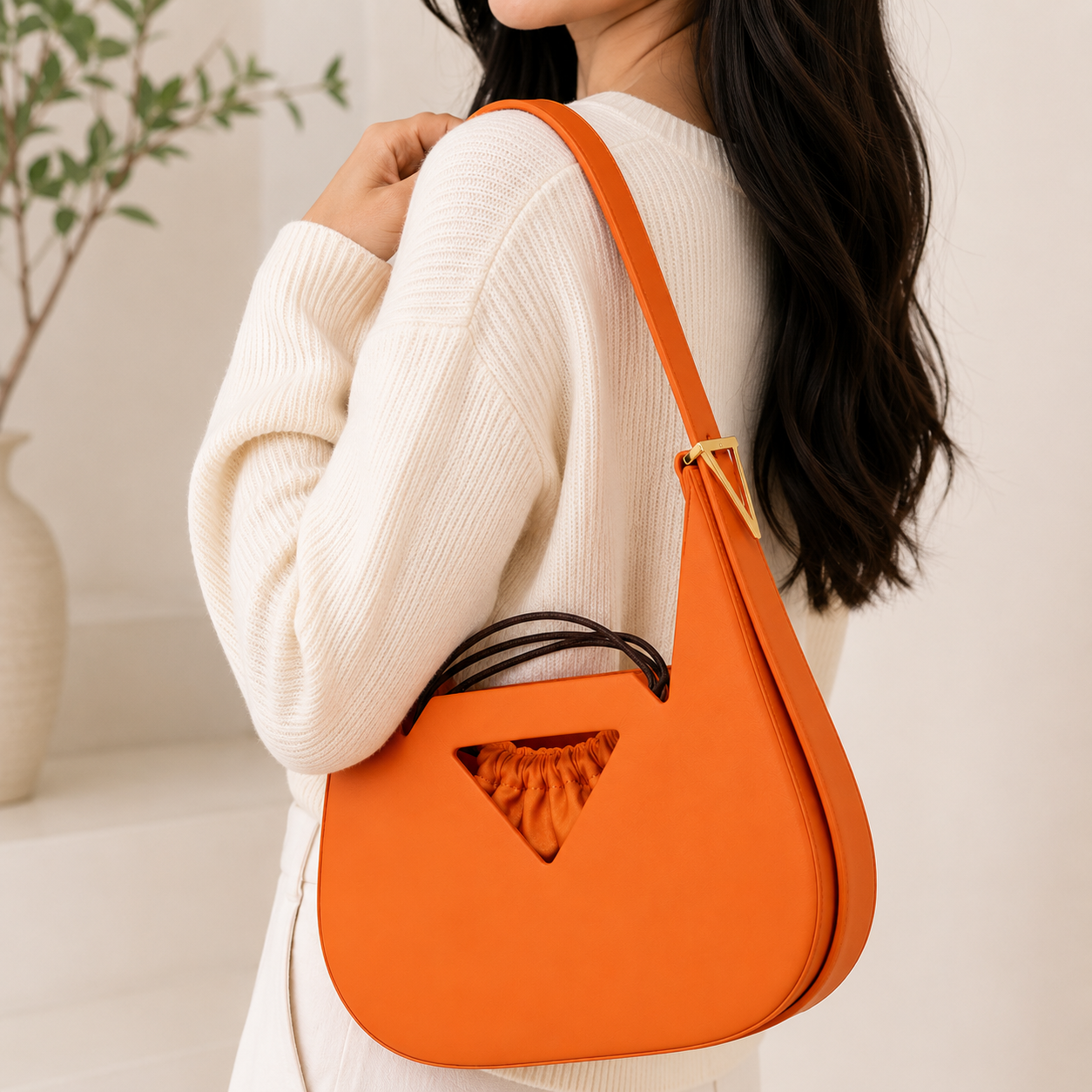 Bloom Ivory Flora Shoulder BaG