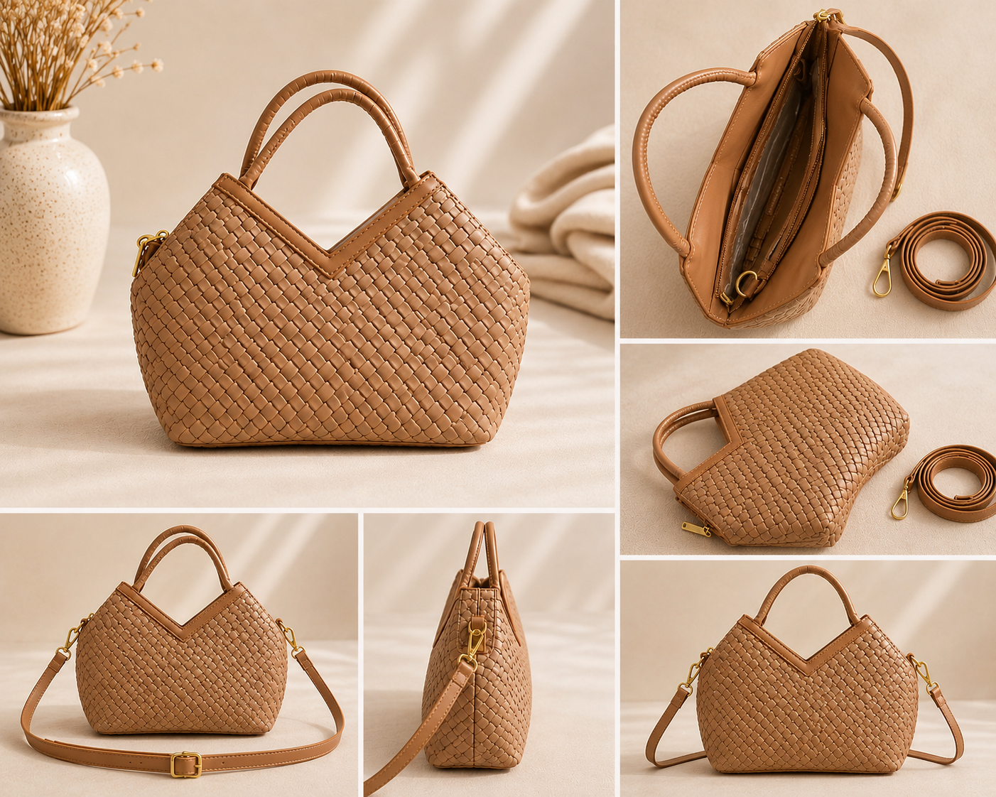 Luna Woven Satchel